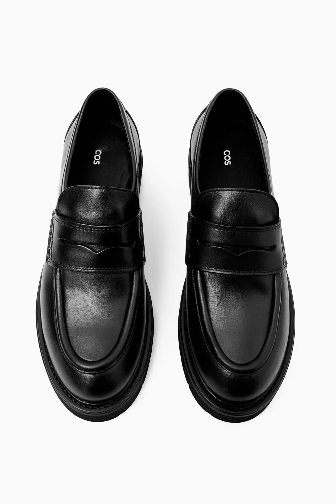 COS, Chunky Leather Penny Loafers, €135