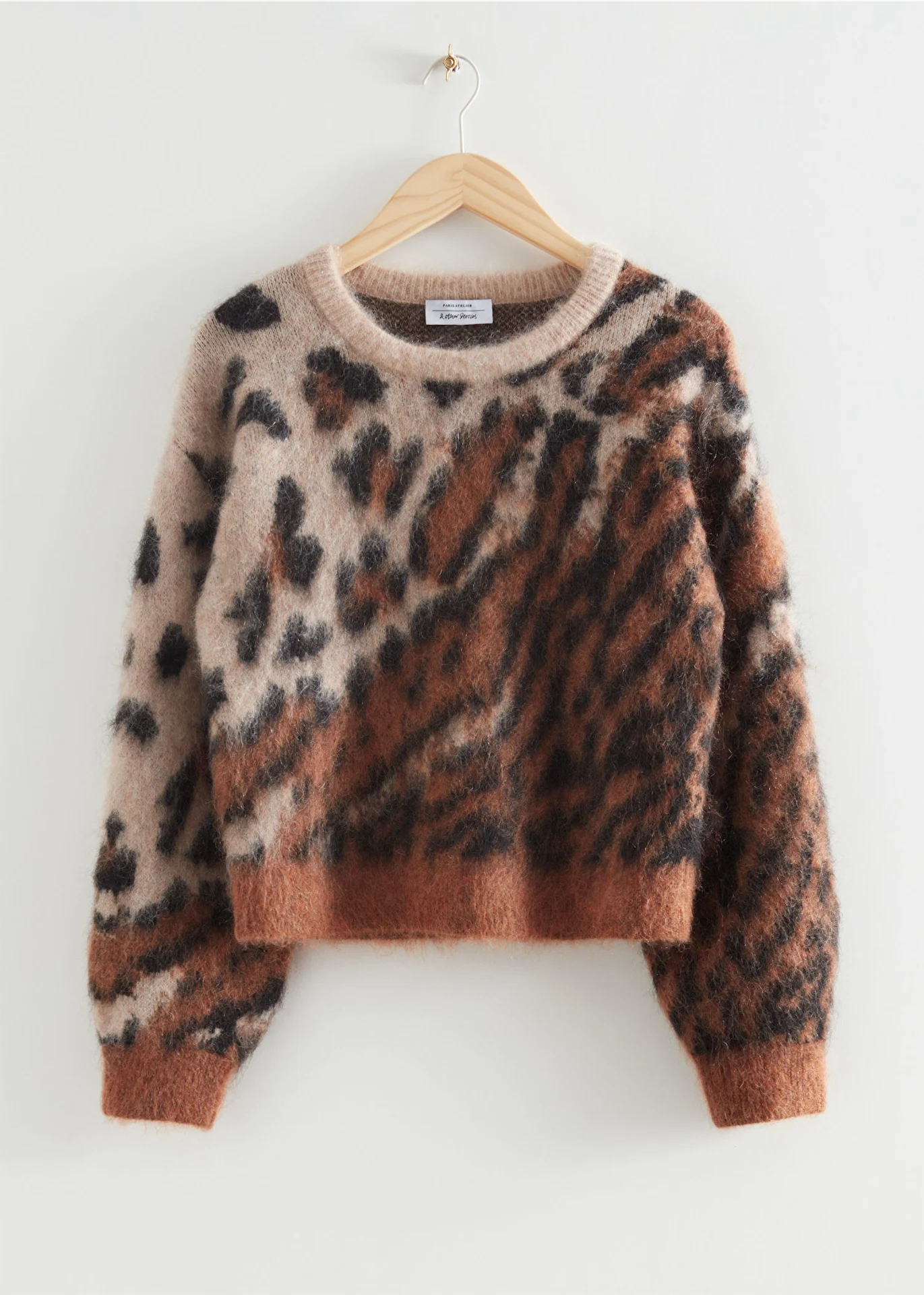 & Other Stories, Jacquard Animal Print Jumper, €129 