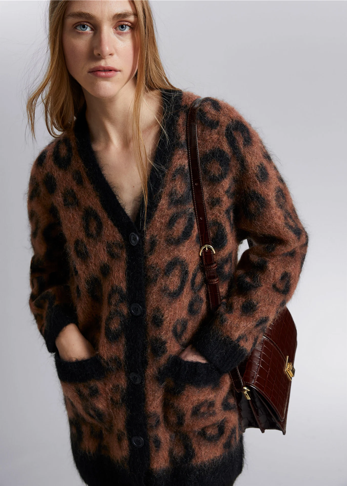 & Other Stories, Jacquard Mohair Knit Cardigan, €149