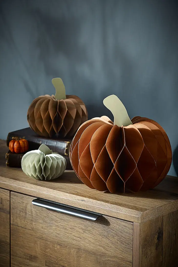 Next, Set of 3 Paper Pumpkin Decorations, €11.73