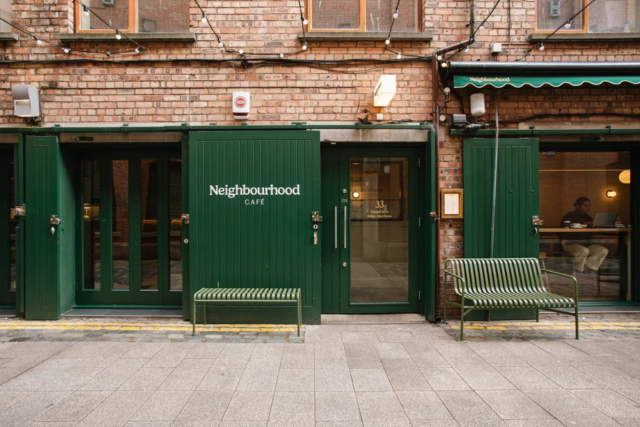The beloved Belfast café was destroyed by a fire, but just weeks later they were in their beautiful new premises