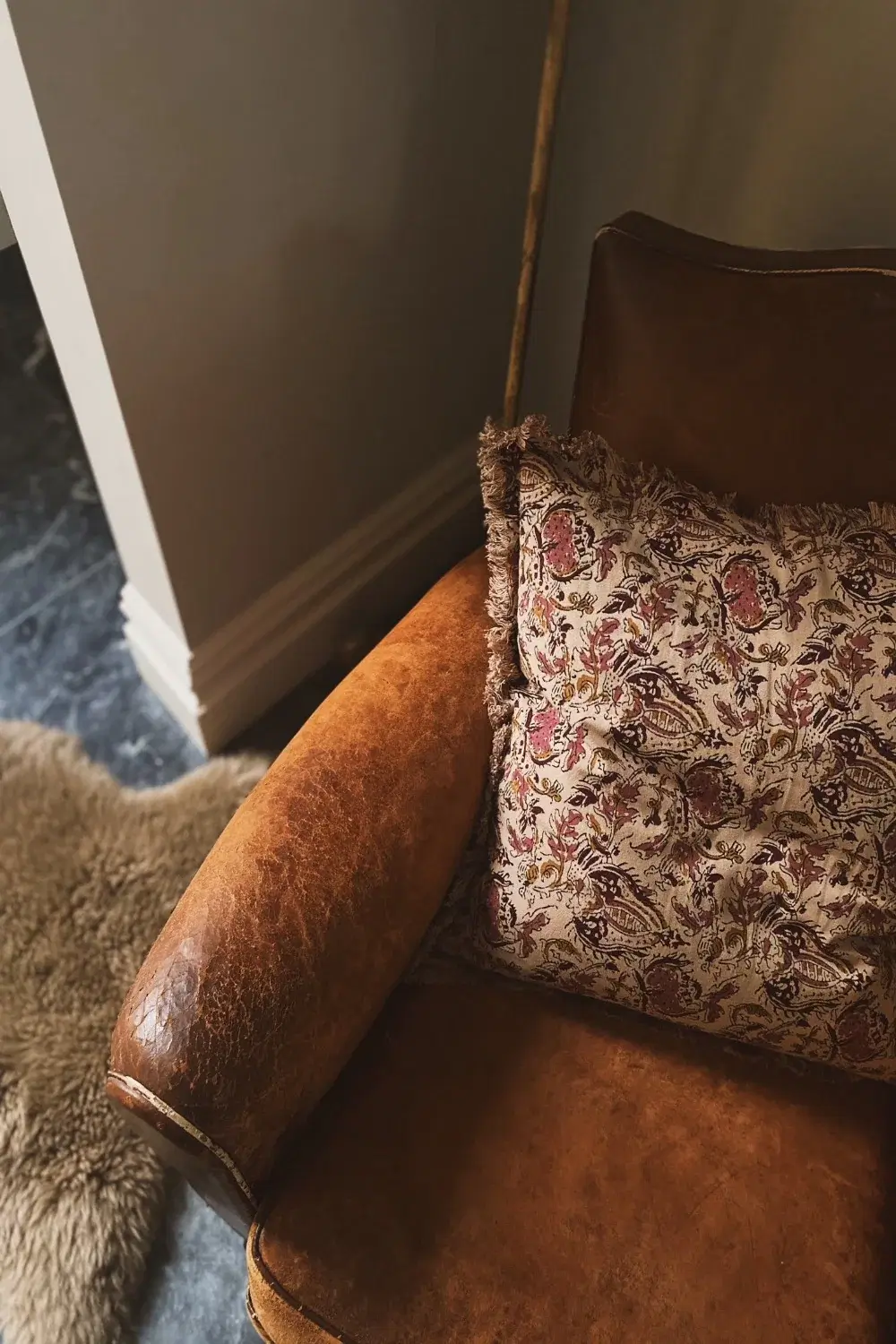 Amber + Willow, Boho Floral Print Cushion, €28