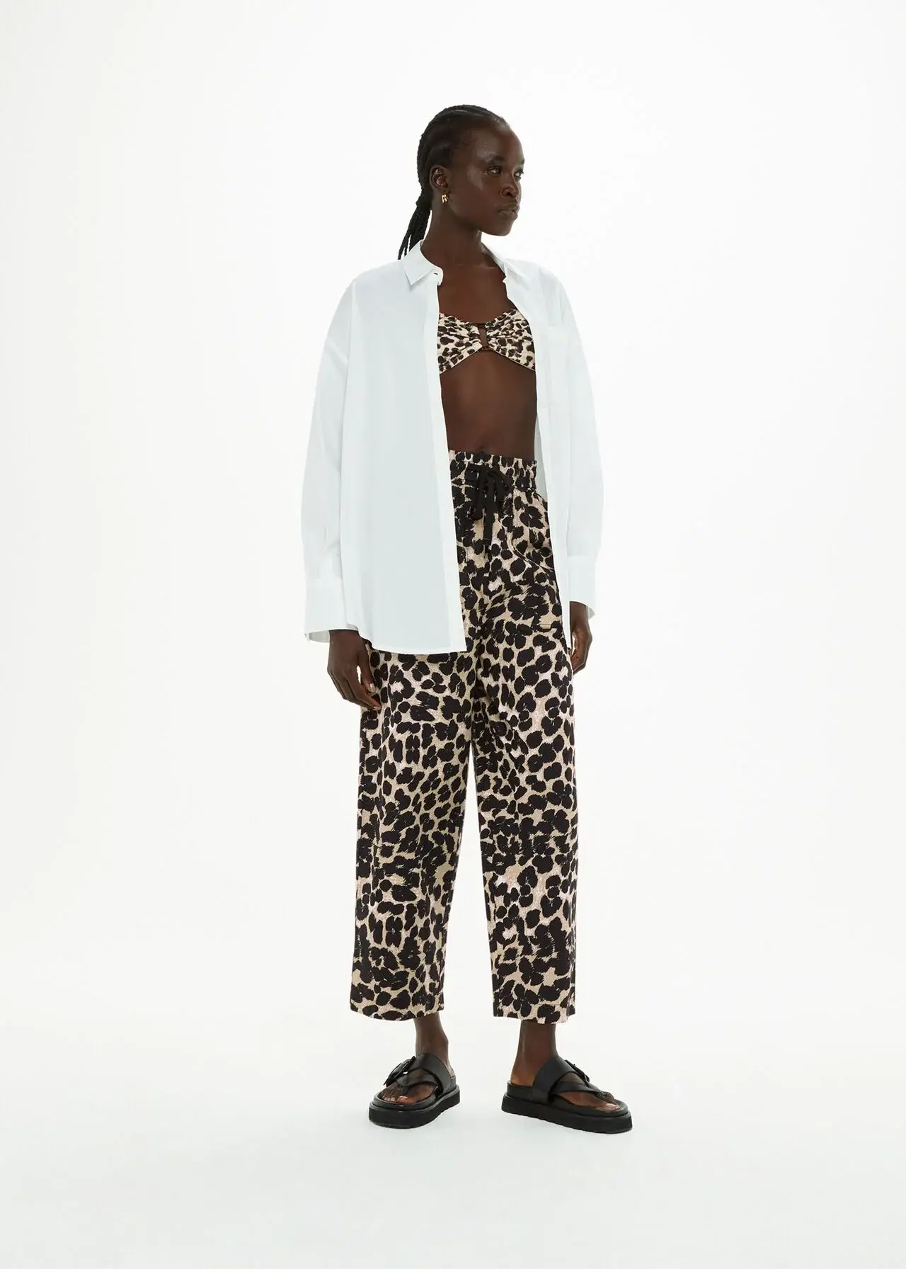 Whistles, Leopard Spot Poplin Trousers, €75