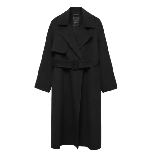 Wool Coat with Handmade Belt, €199.99