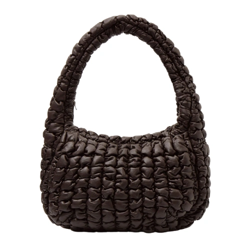 Quilted Oversized Crossbody Bag in Leather, €390