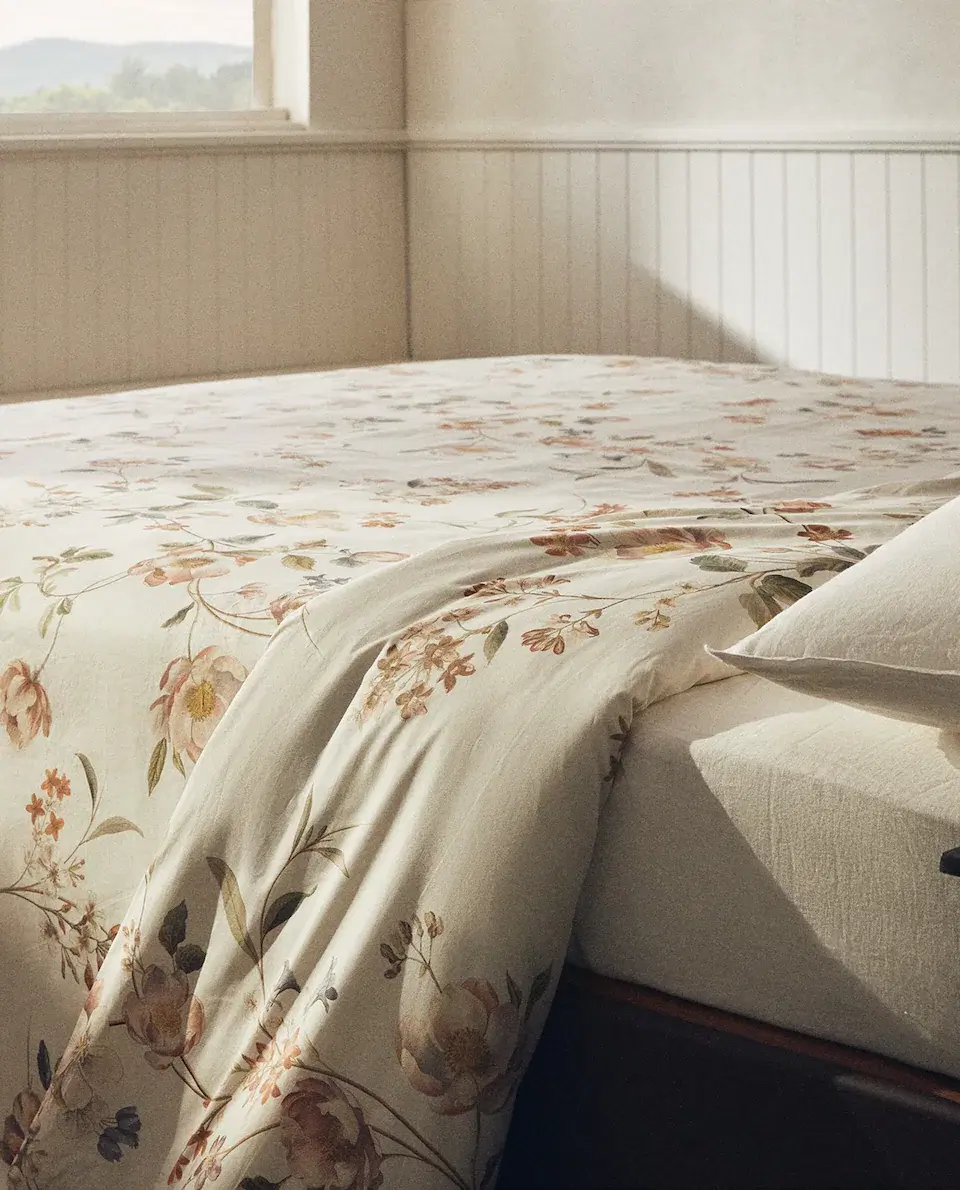Mango, Floral Print Duvet Cover, €34.99-€41.99
