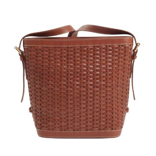 Braided Leather Bucket Bag, €149