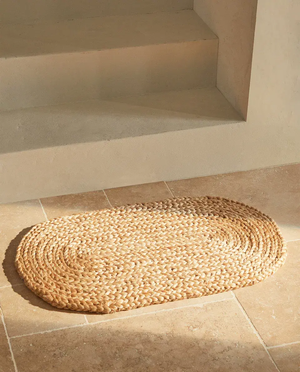 Zara Home, Oval Jute Doormat, €22.99