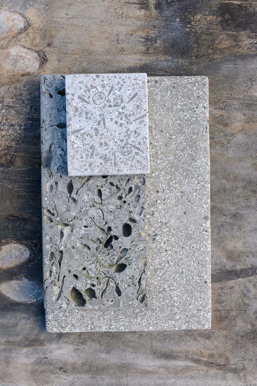 Paddy O'Malley's intricate concrete creations. Photo by Cliodhna Prendergast.