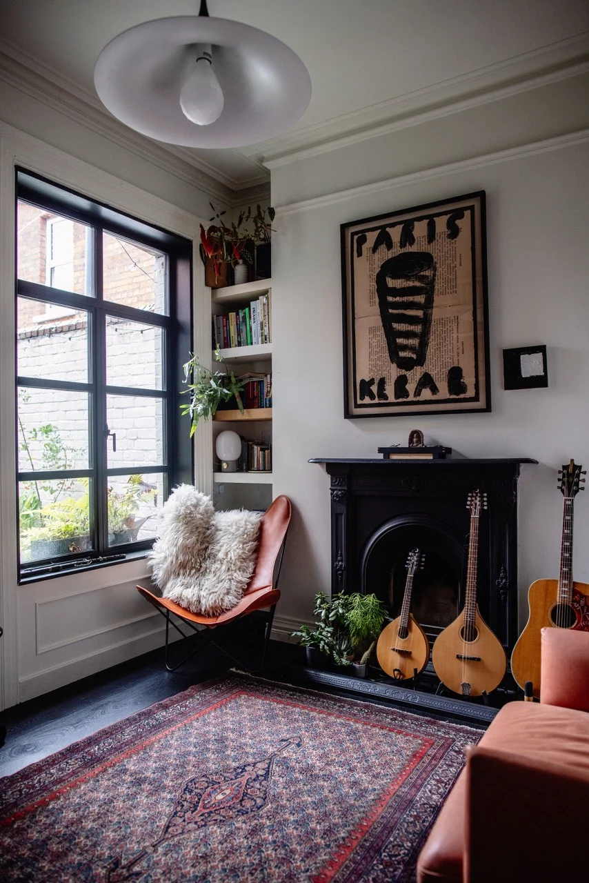 The snug in this Belfast home is the perfect cosy spot. Photos: Al Higgins