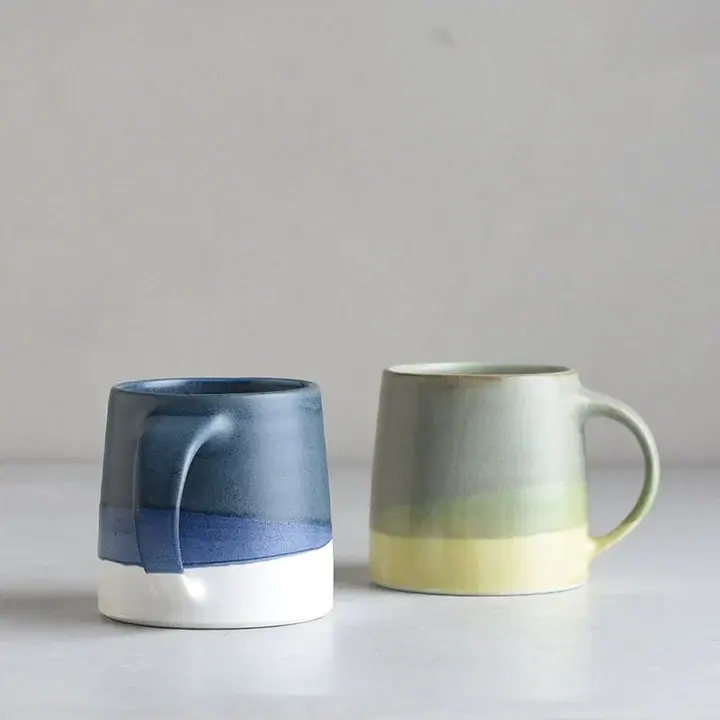 Industry + Co., Moss Green X Yellow Mug, €27.00