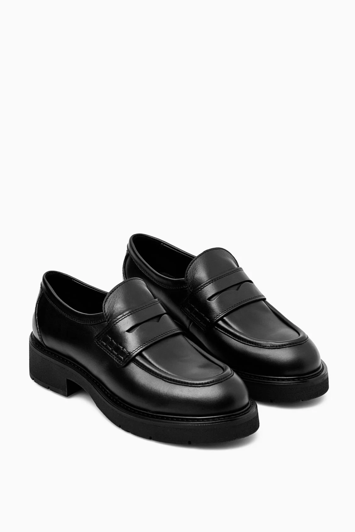 COS, Chunky Leather Penny Loafers, €135