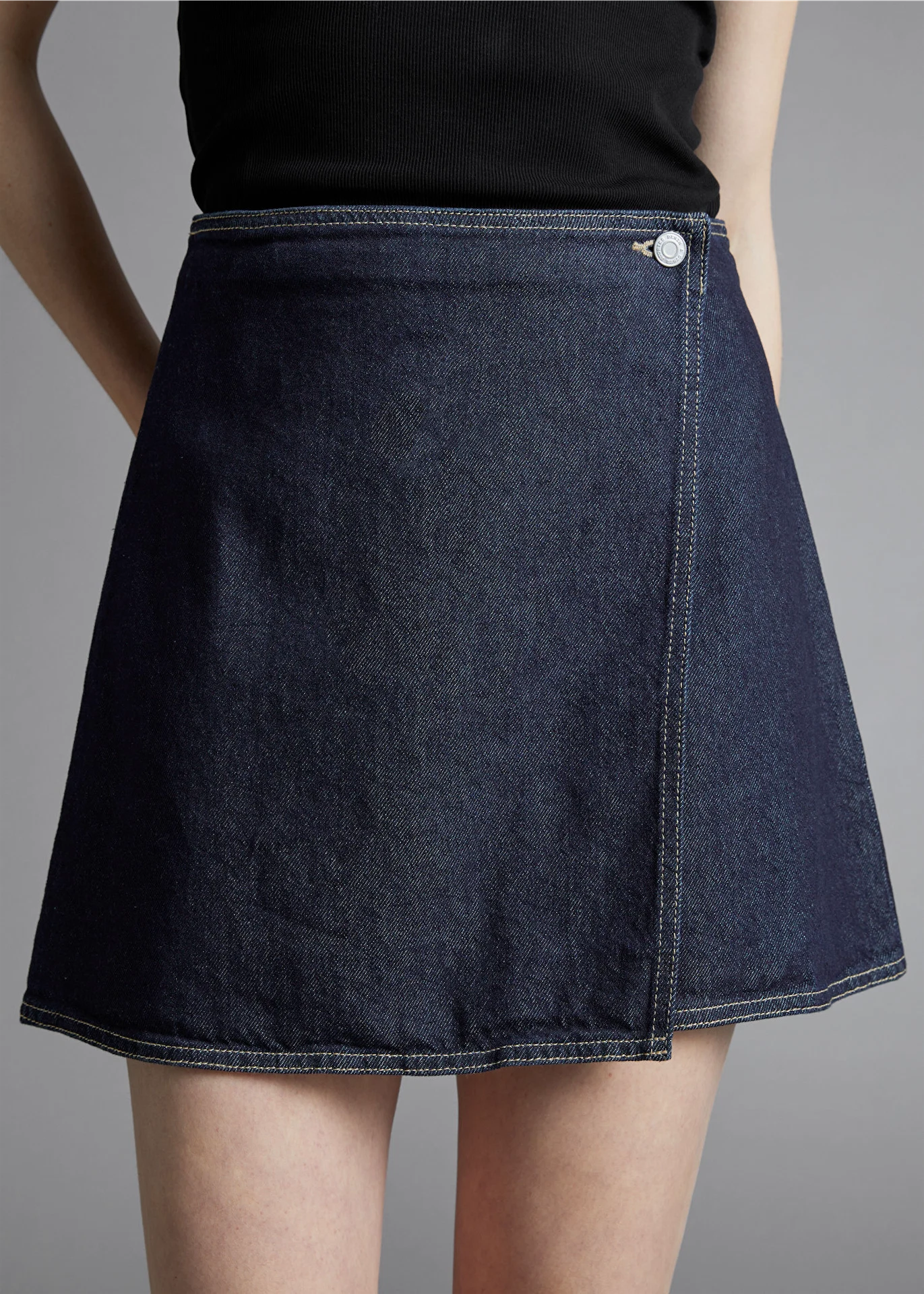& Other Stories, Low-Rise Denim Wrap Skirt, €69