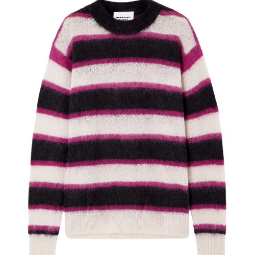 Marant Étoile Dimitria Striped Mohair-Blend Sweater, €450