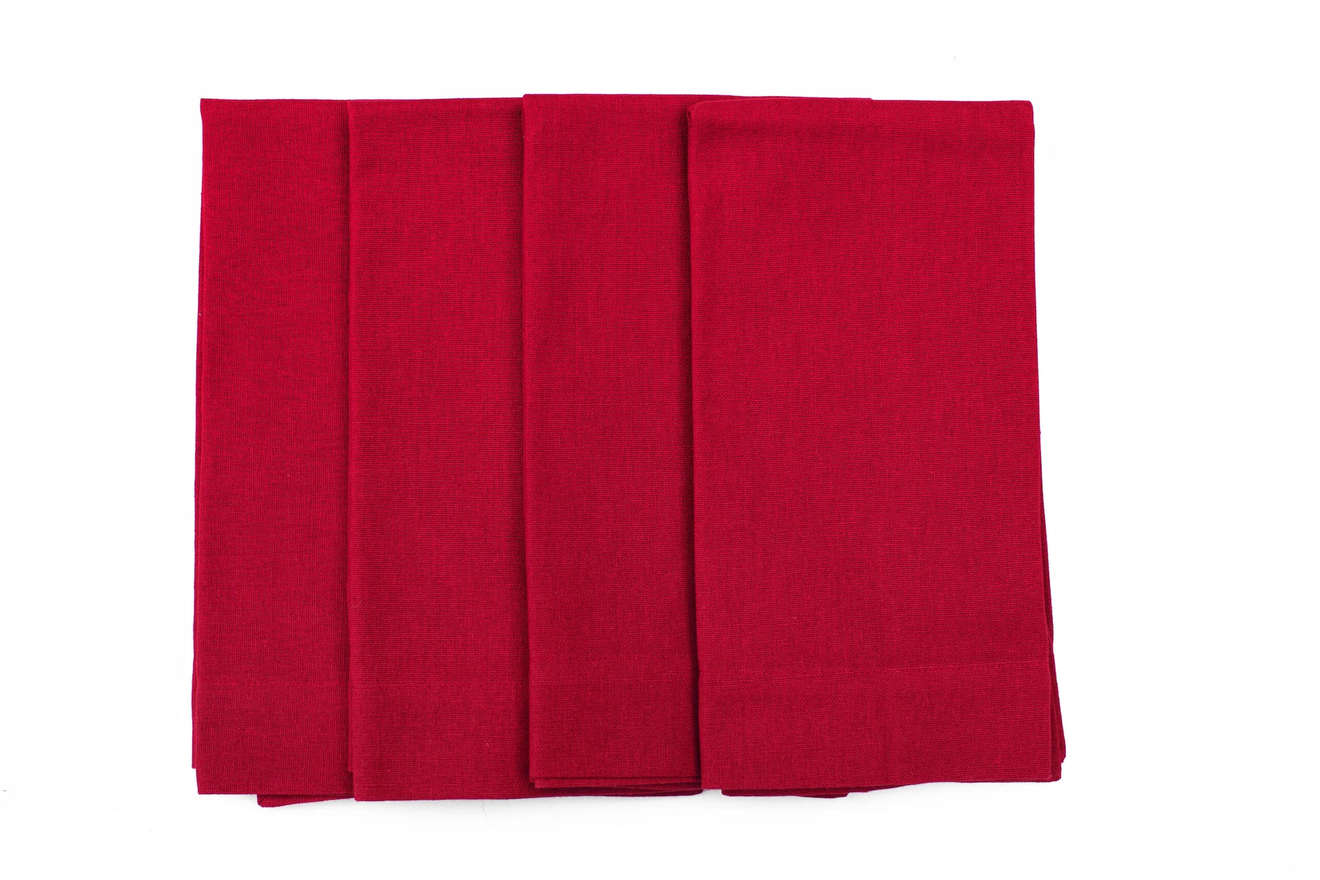 Claret Red Cotton Napkins, from €42
