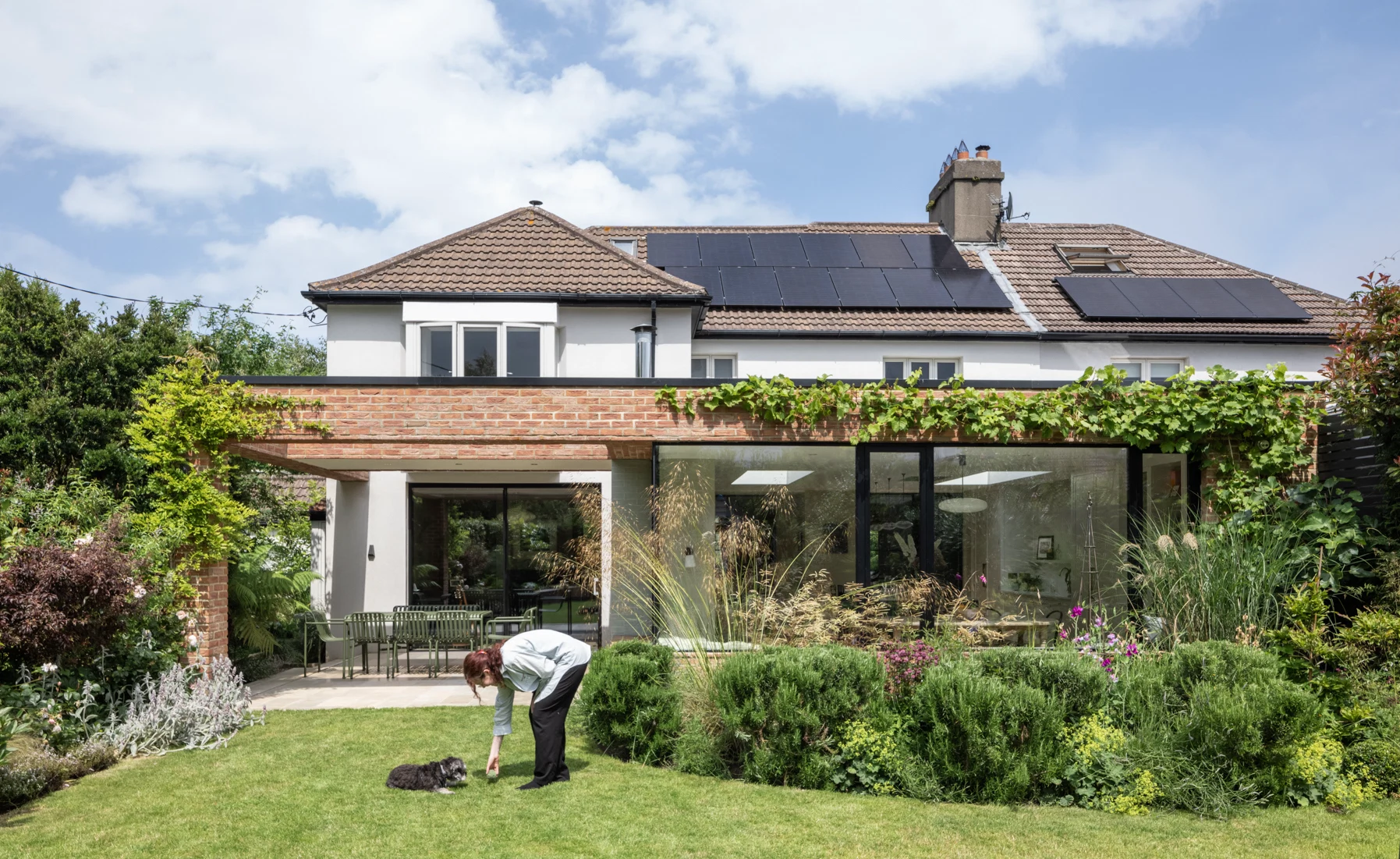A covered outdoor space is the surprising highlight of this Dublin extension