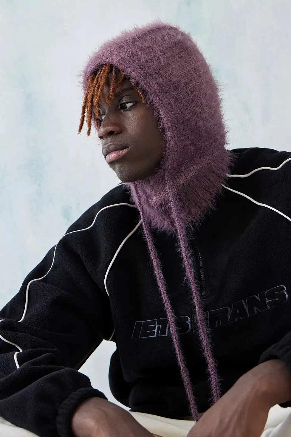 Urban Outfitters Purple Fluffy Knit Hood, €35