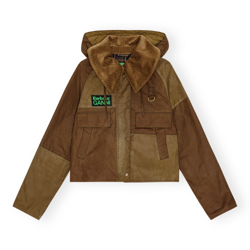 Ganni X Barbour Spey Wax Jacket, €425