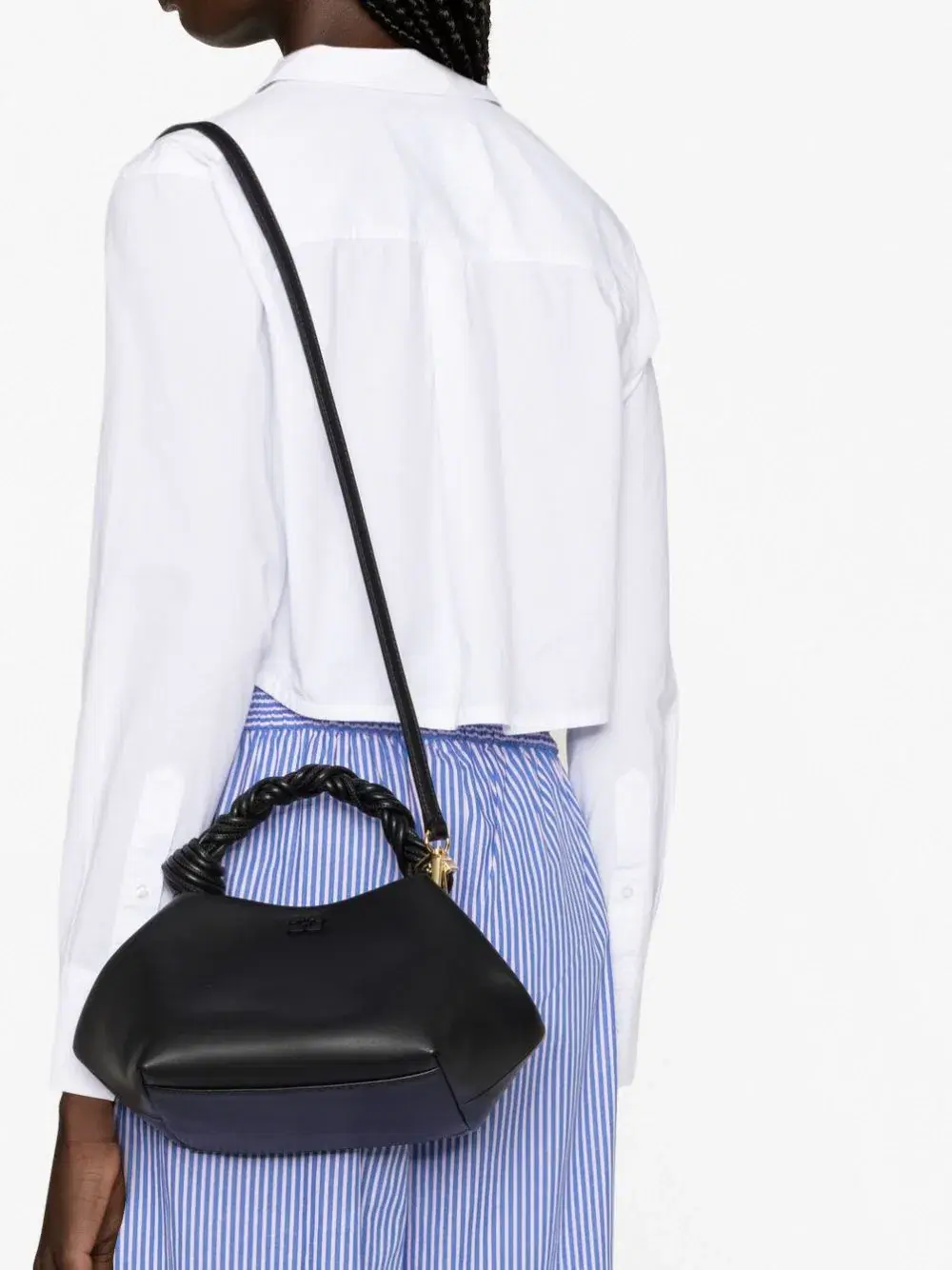 Ganni Bou Braided Handle Tote Bag, €361