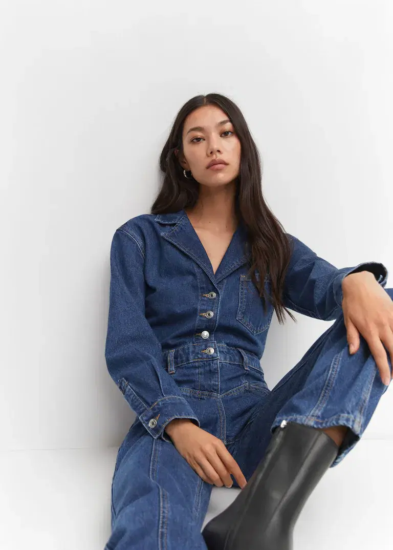 Mango Denim Jumpsuit, €59.99