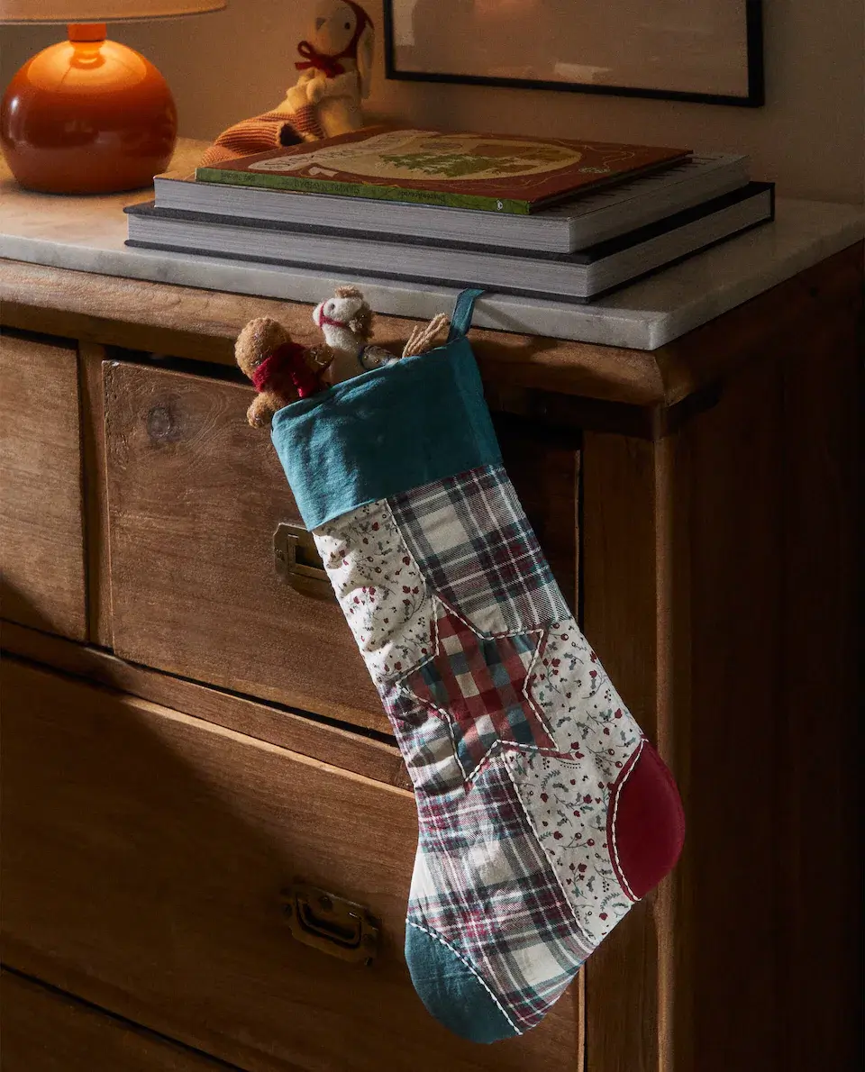 Zara Cotton Christmas Stocking, €22.99