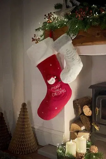 Next Mamas & Papas Christmas Large Santa Stocking, €22