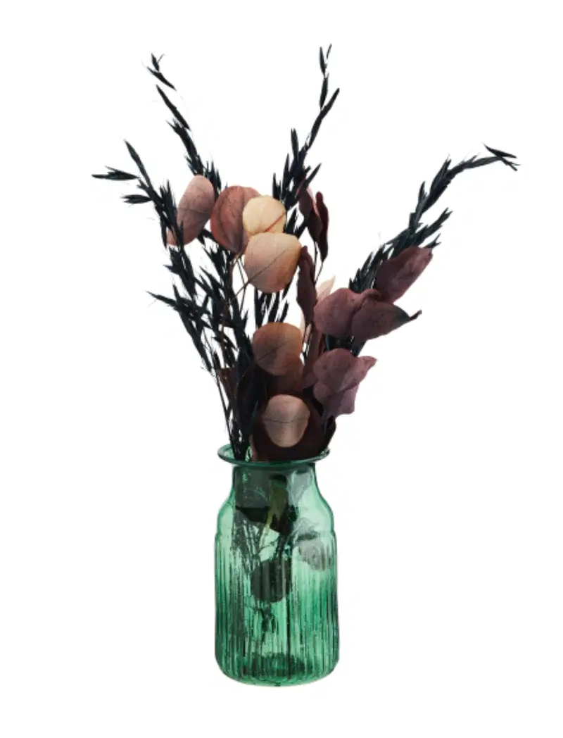 Amber + Willow Recycled Ribbon Glass Jar, €14.50