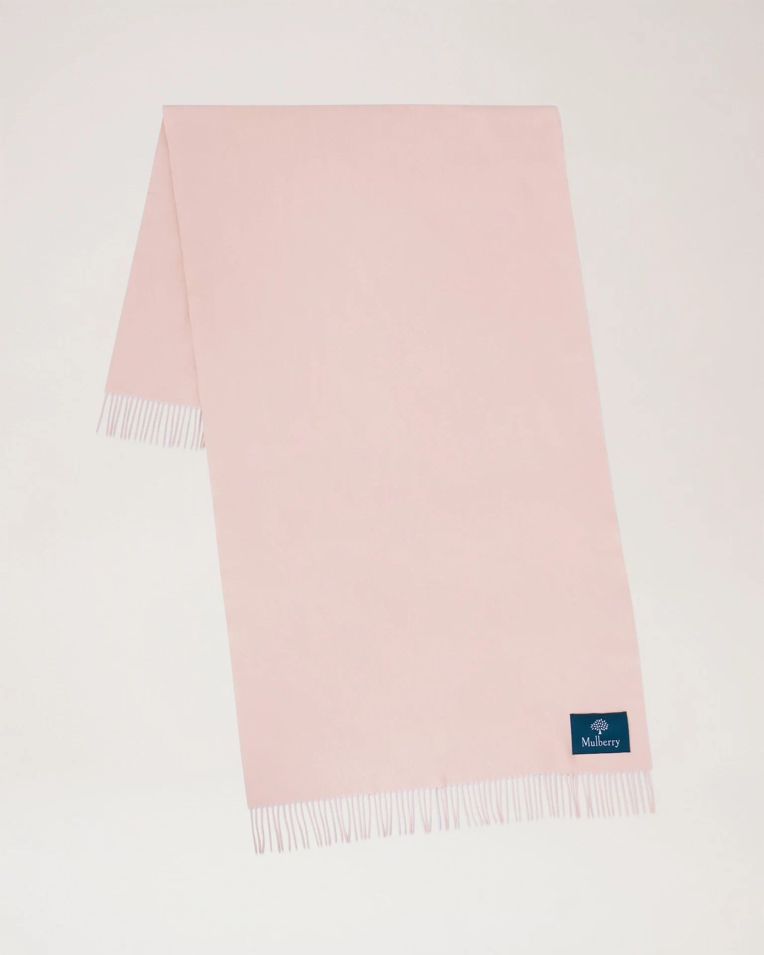 Solid Merino Wool Scarf Rosewater Merino Lambswool €210