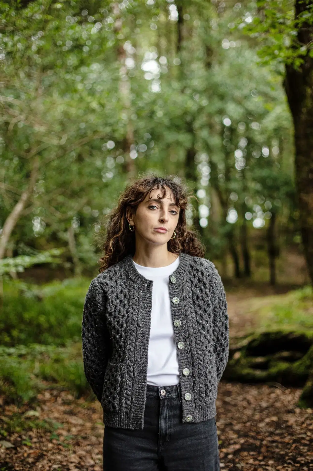 Pearl Reddington Nü Aran Cardigan, €300