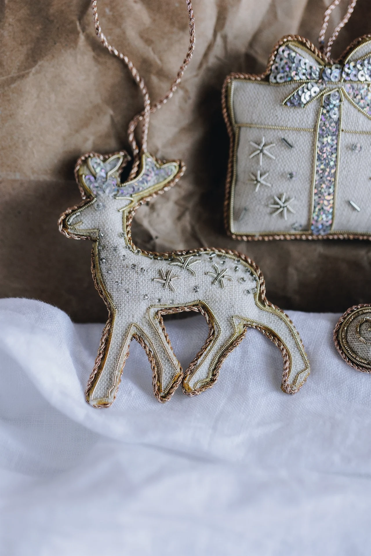 Reindeer, £17, Katie Larmour Linen