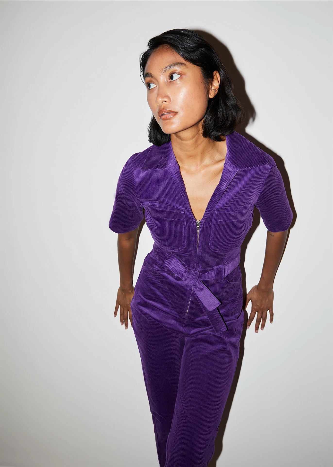 & Other Stories Belted Corduroy Jumpsuit, €129