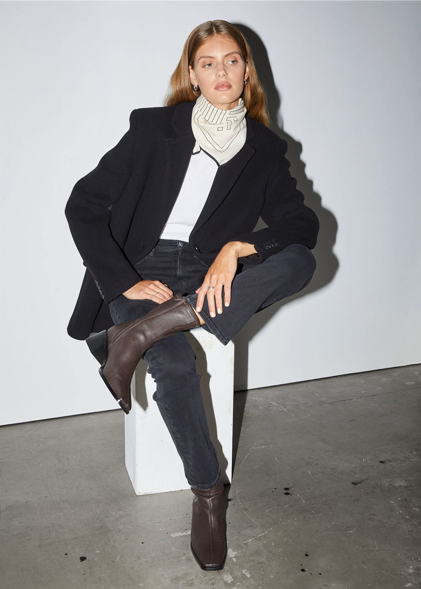 & Other Stories Leather Sock Boots, €159 