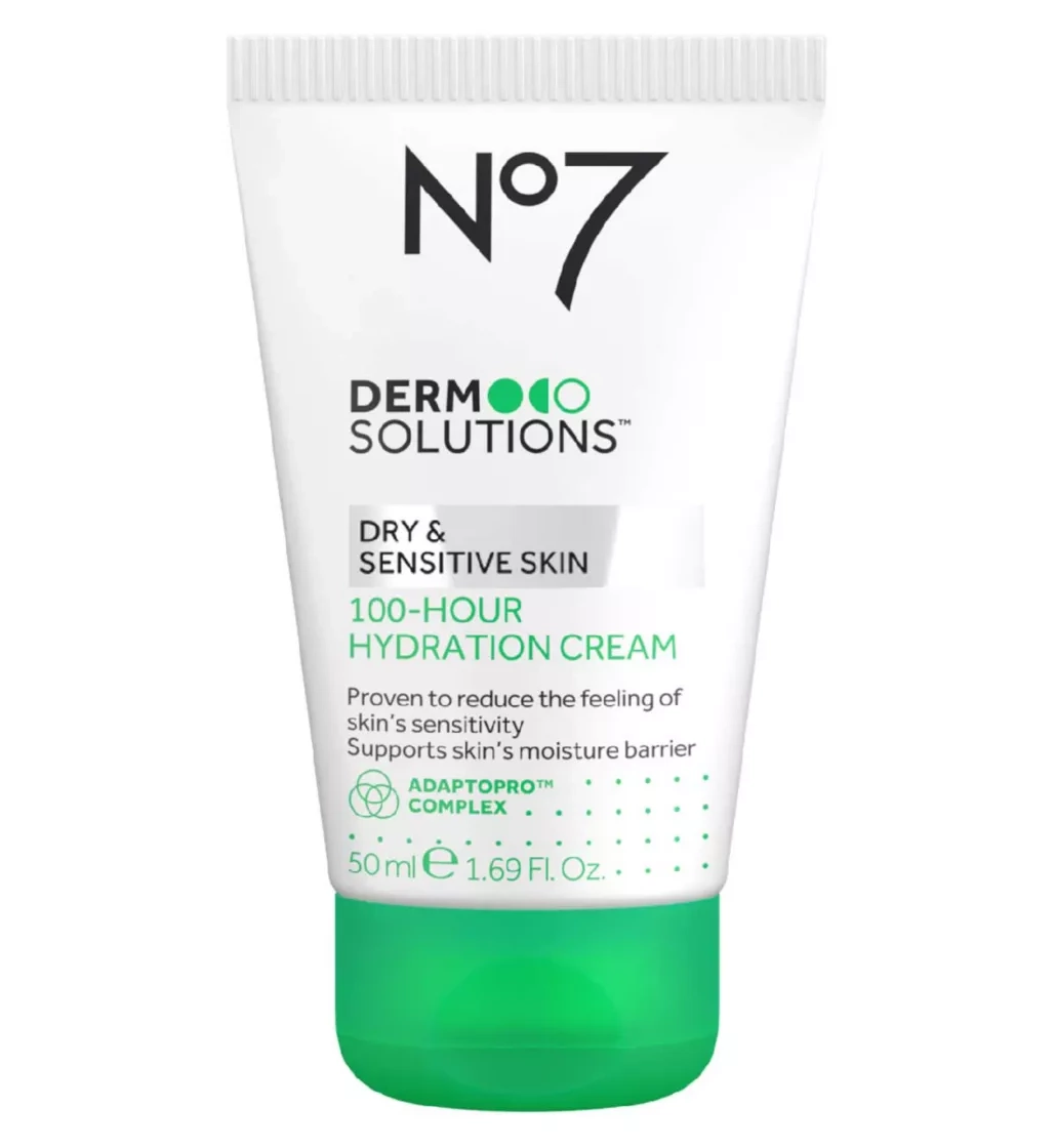 No7 Derm Solutions 100-Hour Hydration Cream Suitable for Dry & Sensitive Skin 50ml, €22.46
