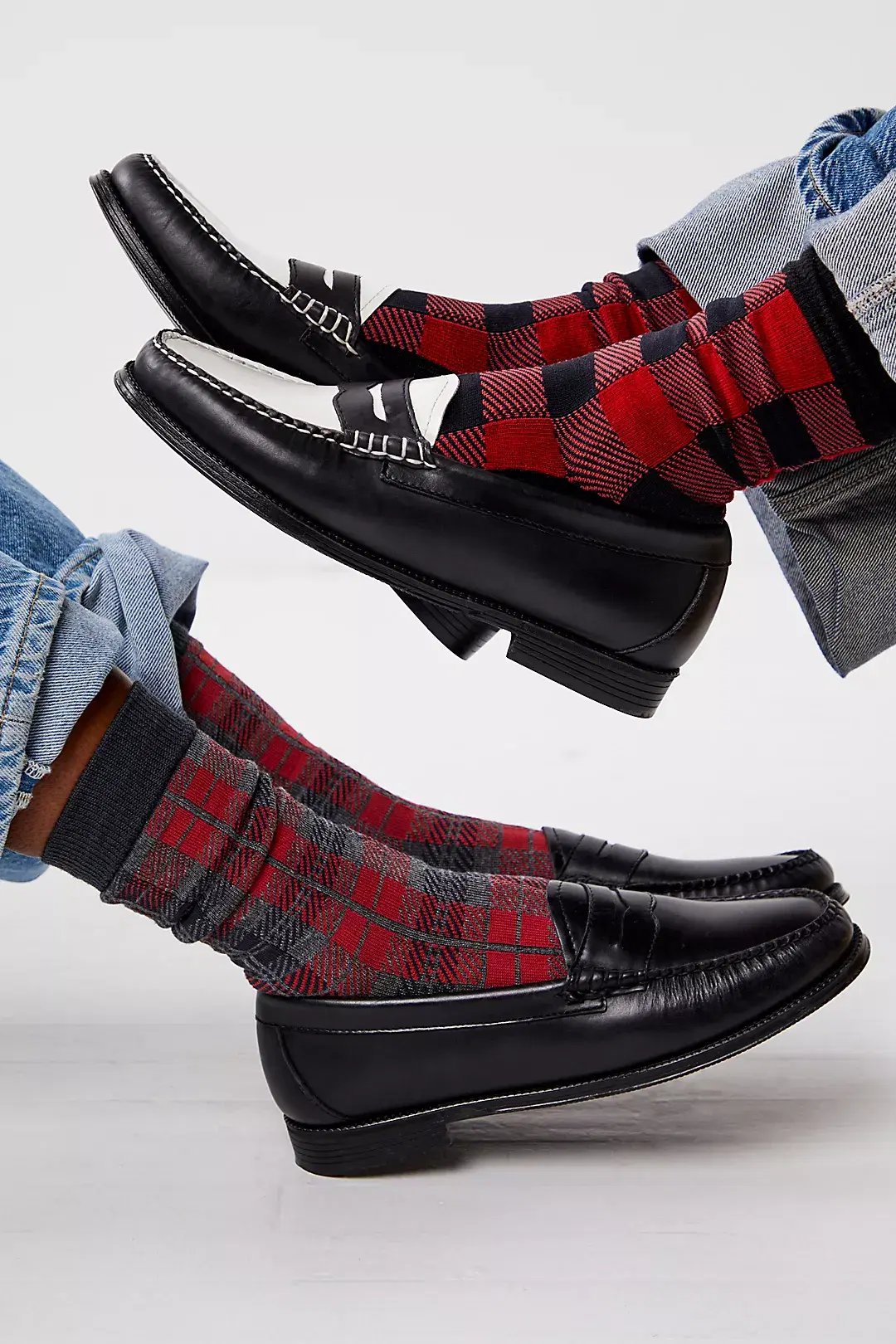 Free People Pendleton Plaid 2 Pack Socks, €46.50