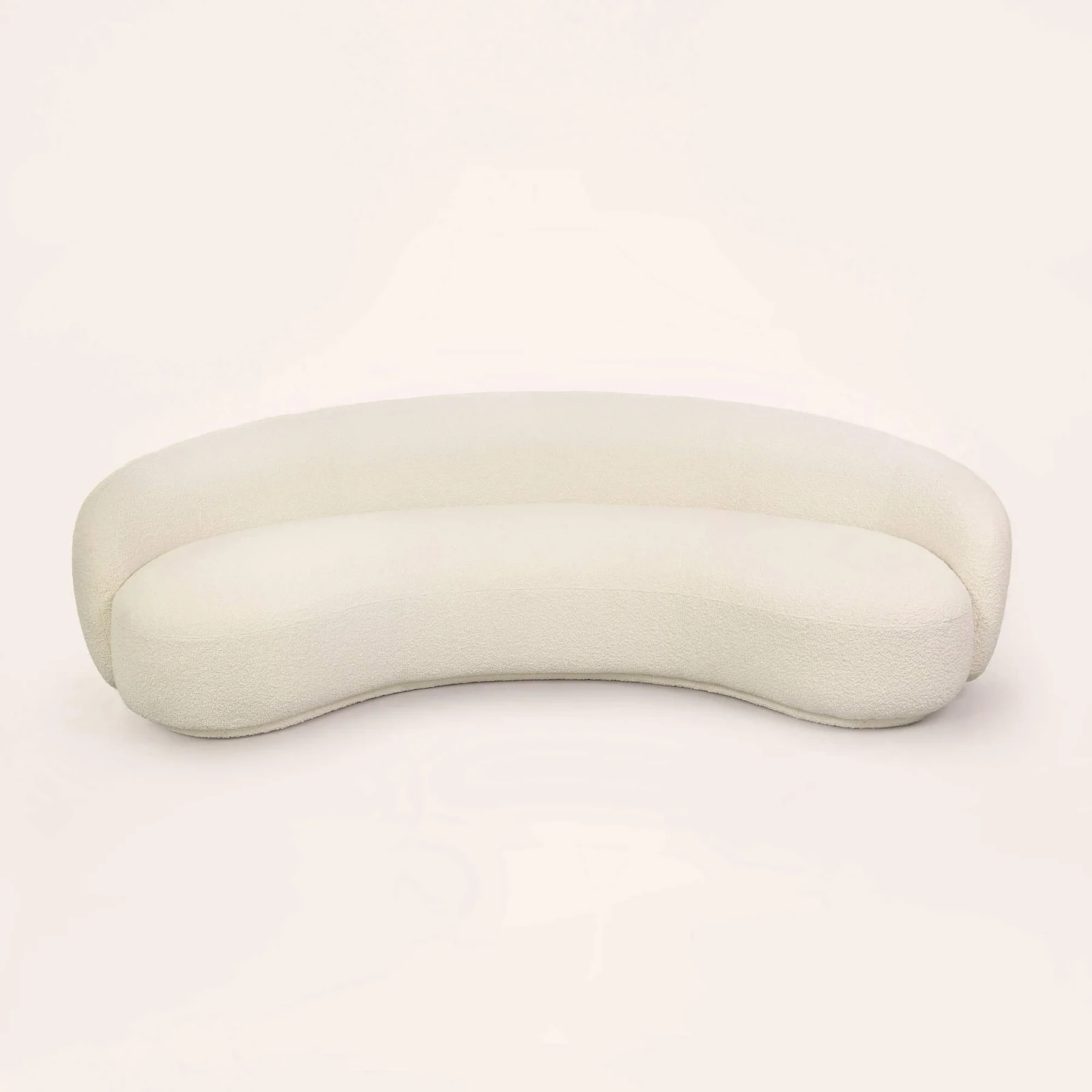 Six The Residence Boucle Curved Sofa, €2,760