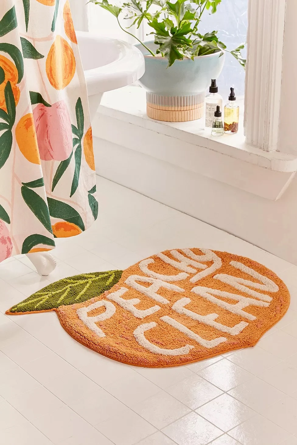 Peachy Clean Bath Mat, €39, Urban Outfitters
