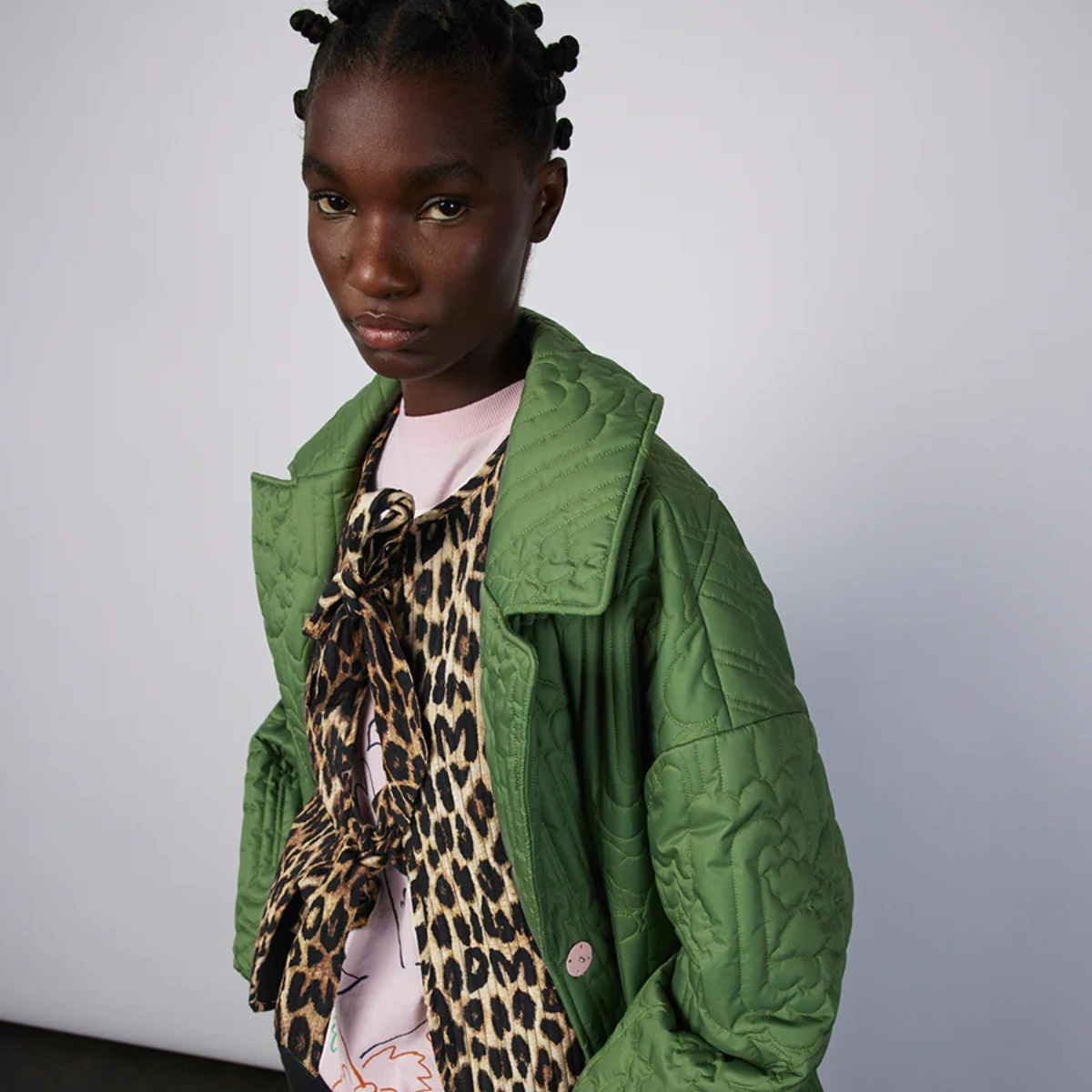 Damson Madder Leopard Tie Tilly Gilet, £80