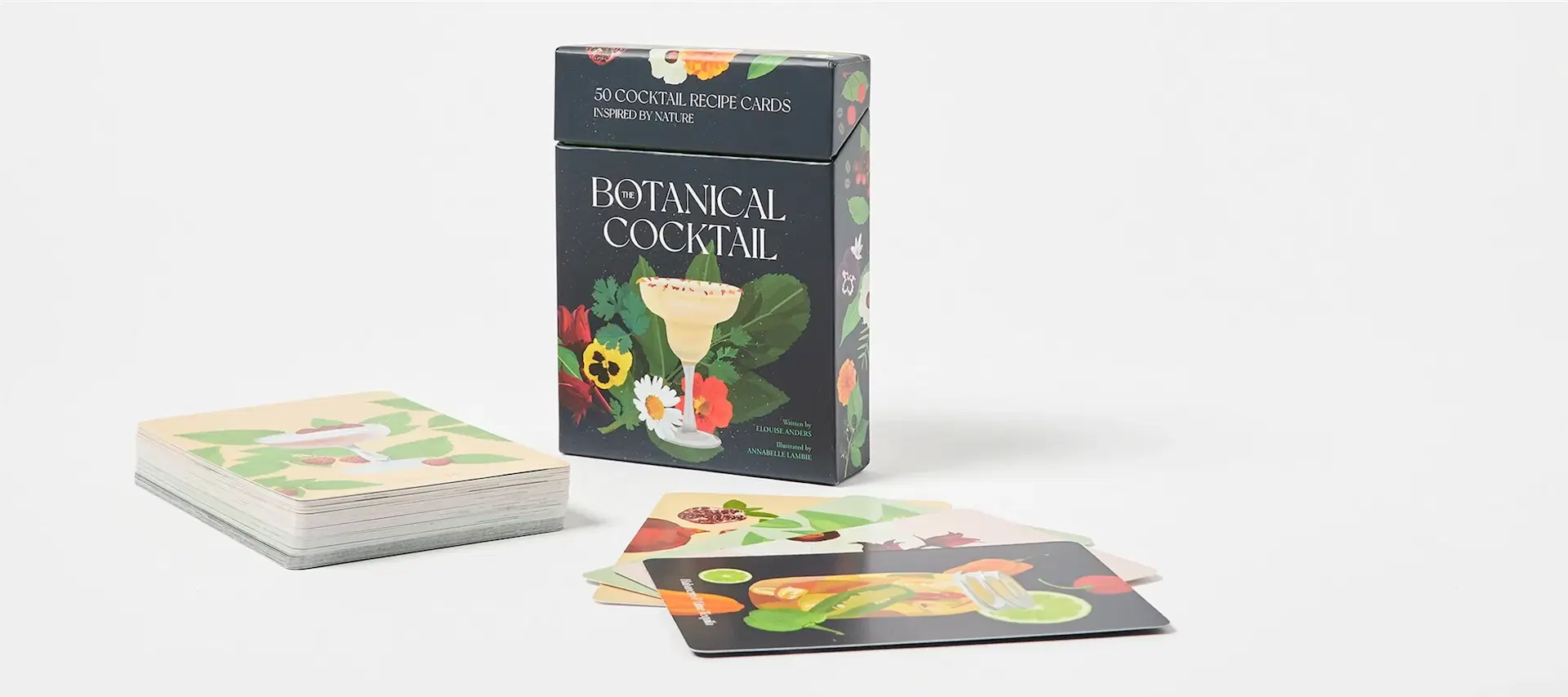 Oliver Bonas Botanical Cocktails Recipe Cards, €20.50