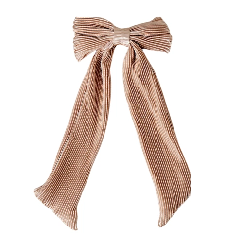 Pleated Bow Barrette Hair Clip, €25