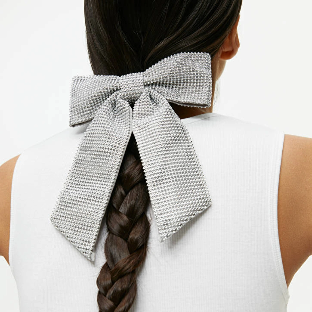 Anya Jewel Black Bow Barrette Hair Clip, €26.50