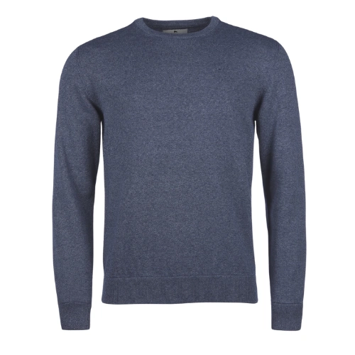 Magee 1866 Valentia Cotton Crew Neck Jumper in Denim Blue €89