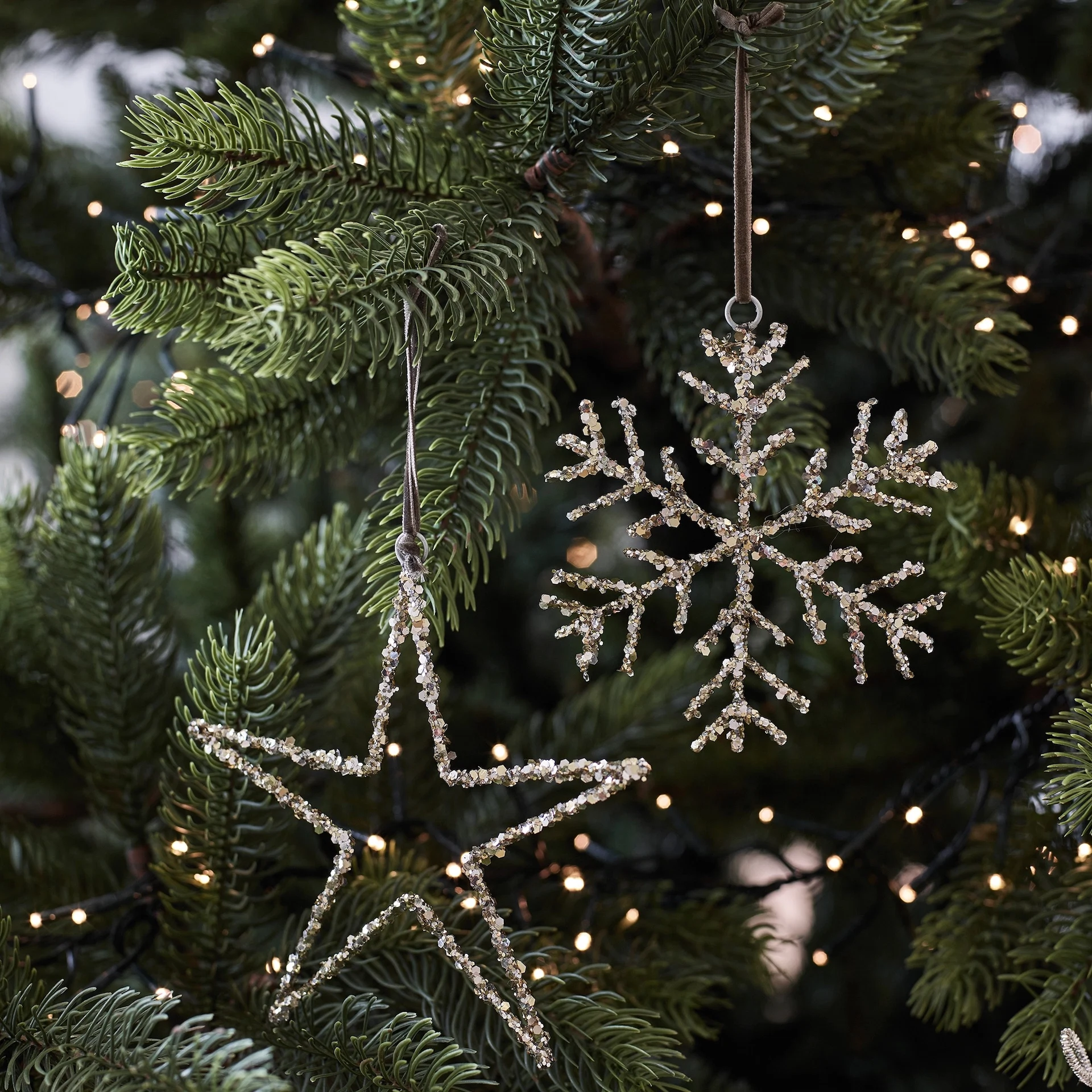 Glitter Snowflake Decoration, €6