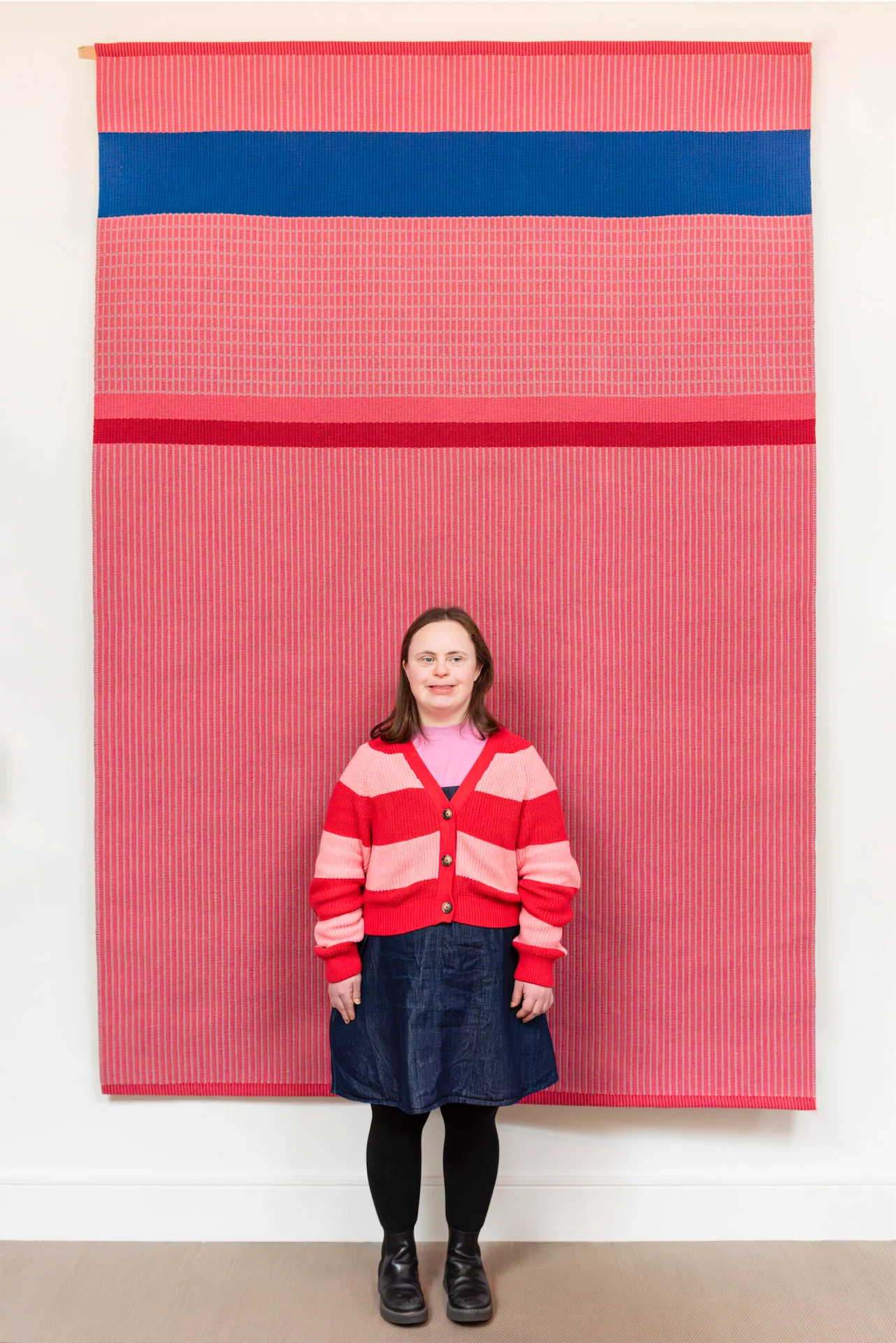 Irish artist Ellie Dunne has collaborated with Nordic Elements on a colourful rug