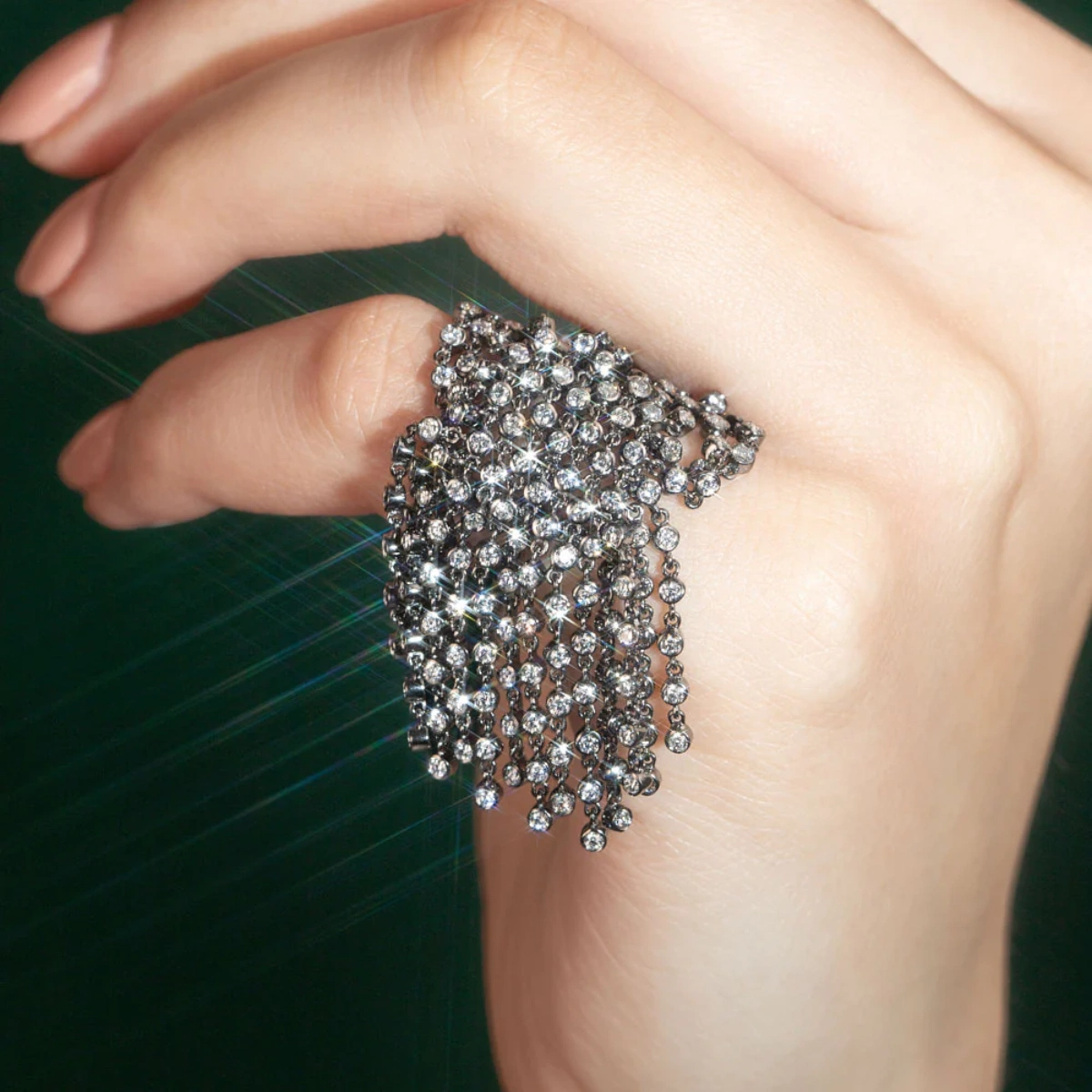 Solange Azagury-Partridge Fringe All Diamond Ring, €32, 579