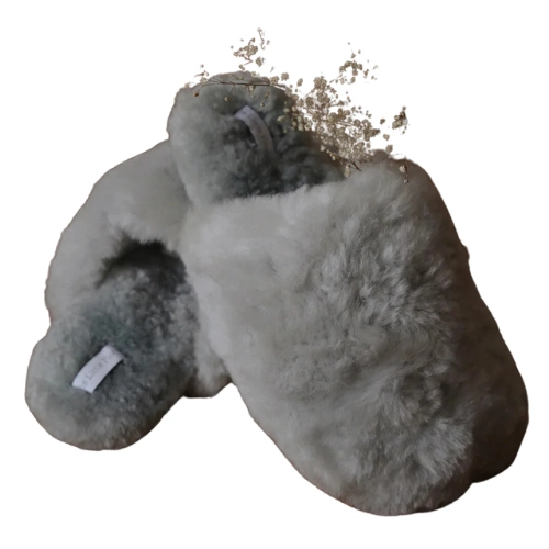 The Little Finery Alpaca Slippers™ in Cloud Grey, €100.95