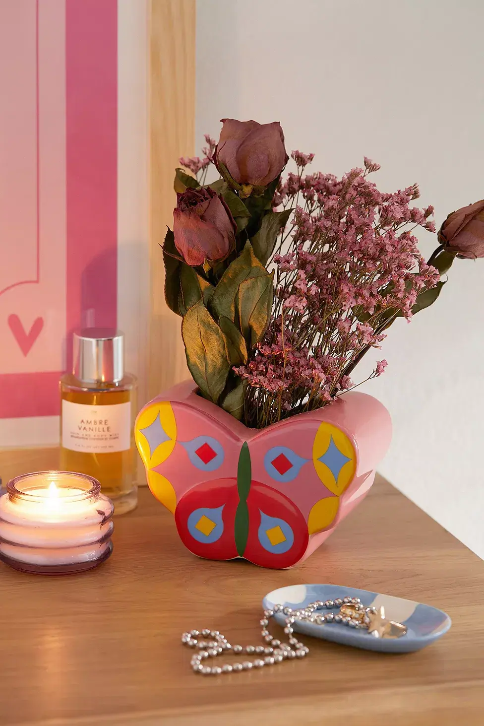 Urban Outfitters Butterfly Vase, €32