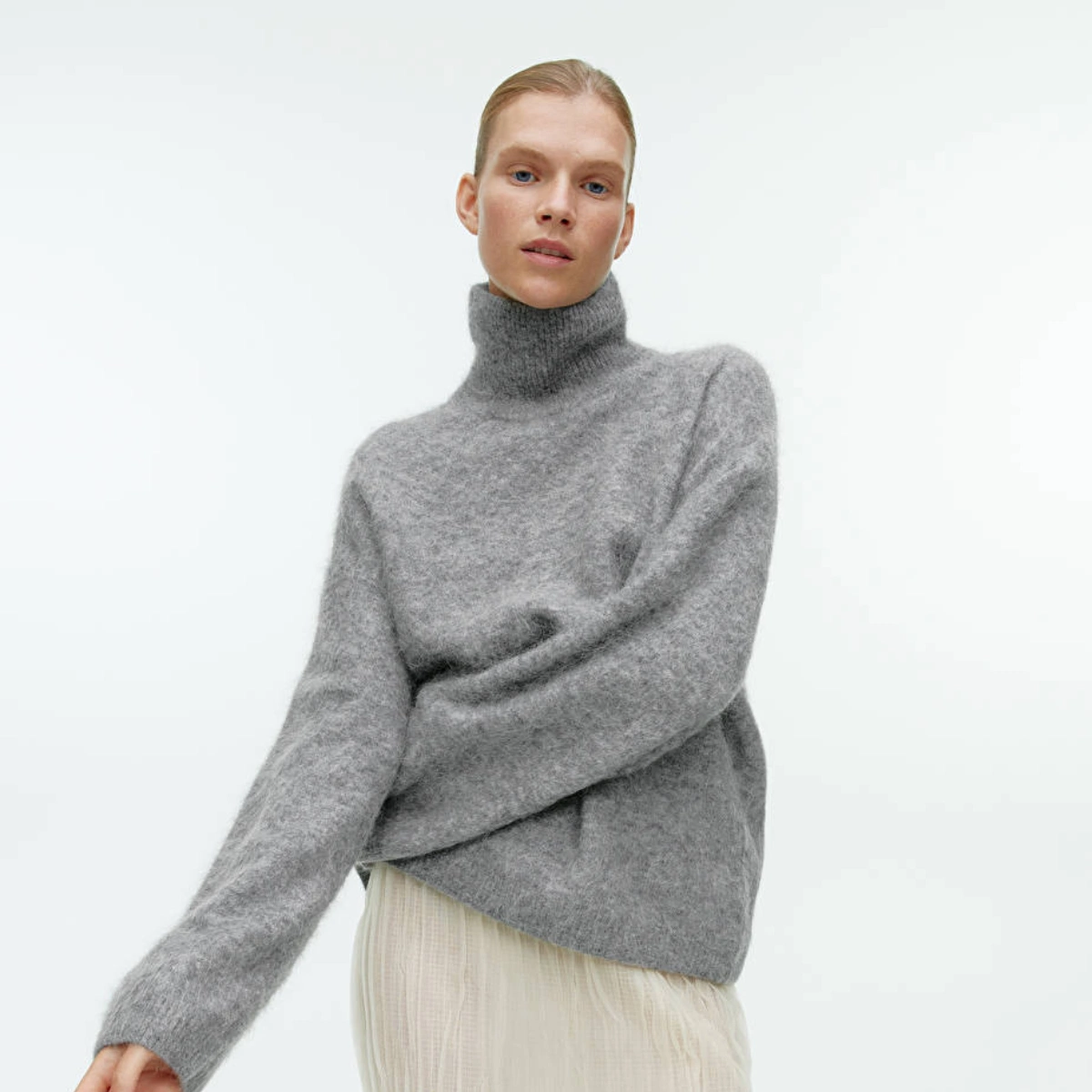 Wool-Alpaca Roll-Neck Jumper, €99