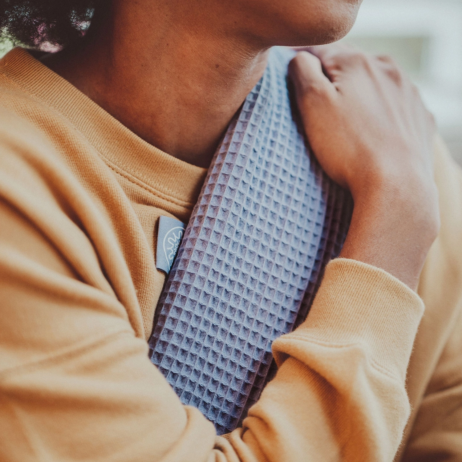 YUYU Cotton Waffle Long Water Bottle, €31.80