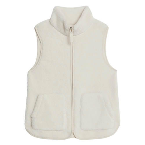 Borg Textured Funnel Neck Gilet, €42