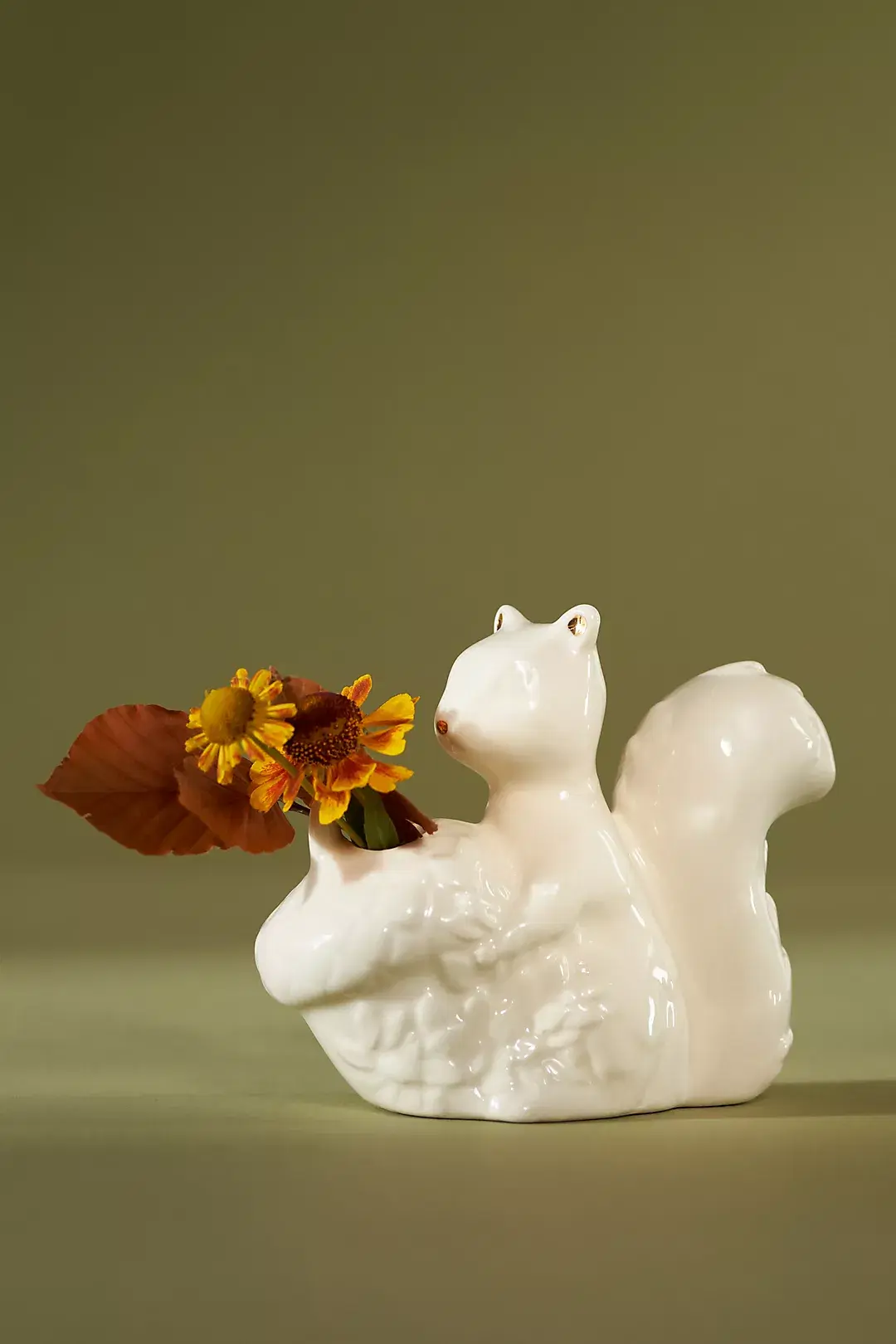 Anthropologie Winter White Creature Ceramic Bud Vase, €10